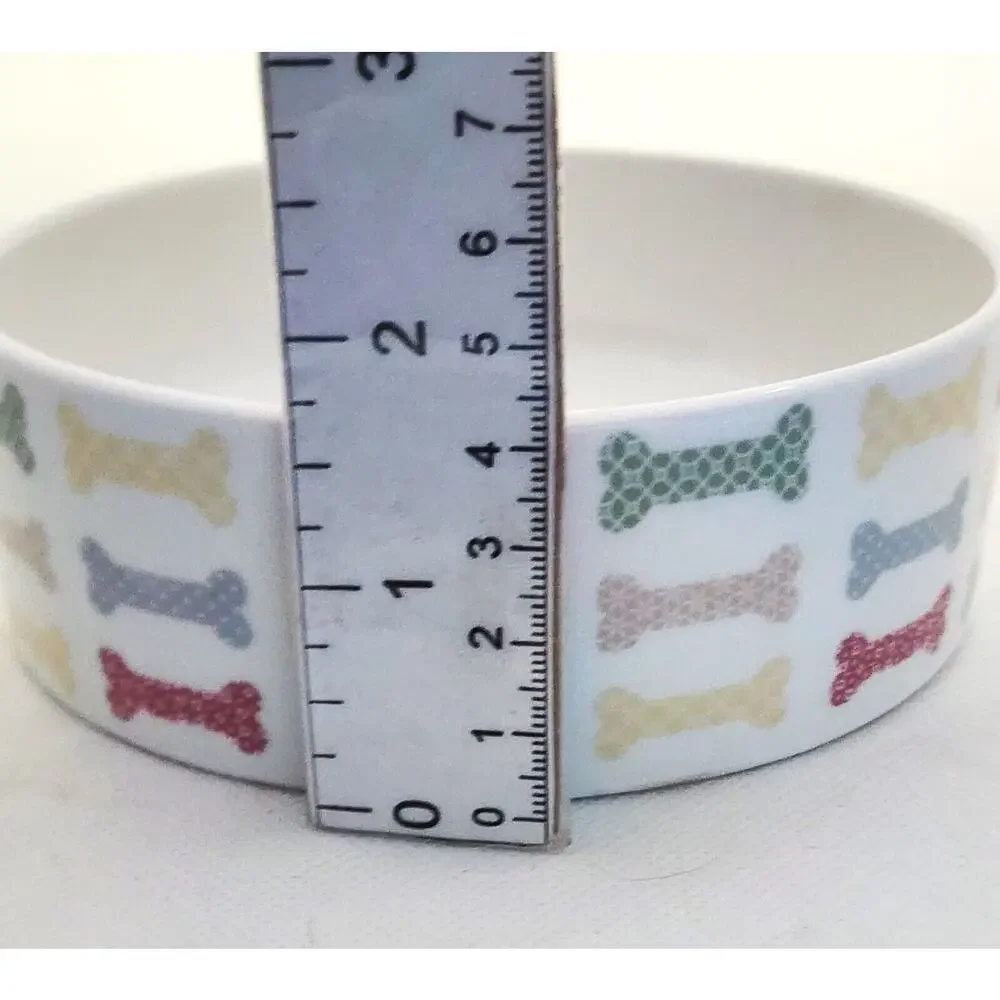 Dog Bowl-Fringe-Ceramic-